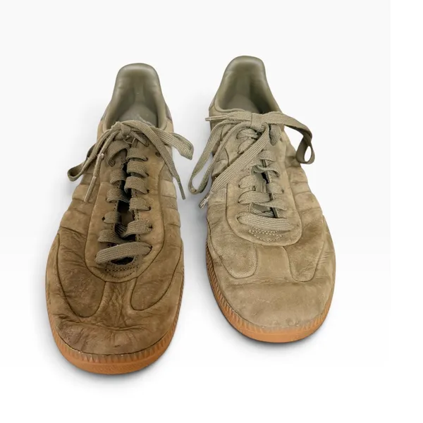 Adidas Samba OG Suede Olive Green strata Gum Sole Sneakers 8.5 - Image 3