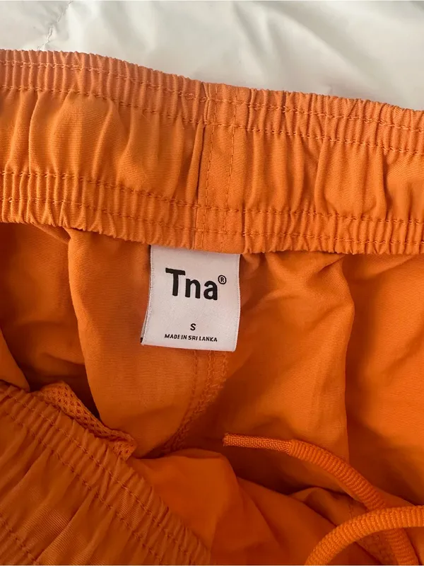 TNA Orange Nylon Shorts - Image 5