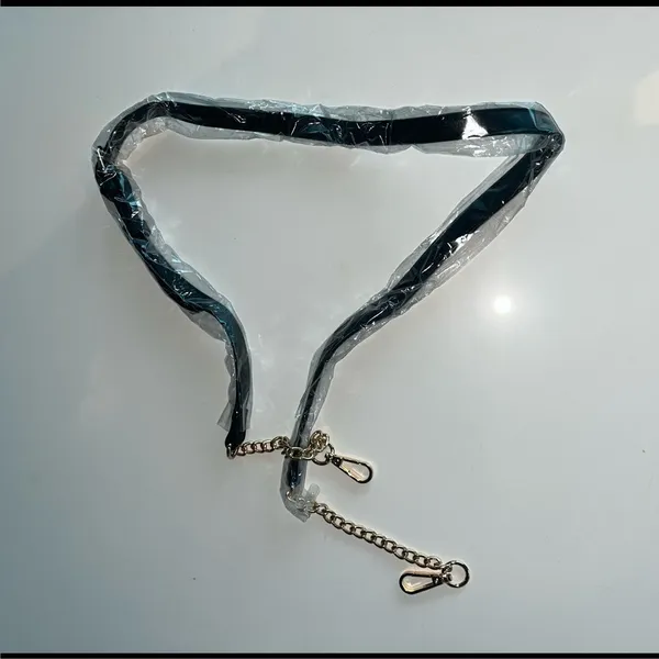 Black and Gold Purse Strap - Image 4