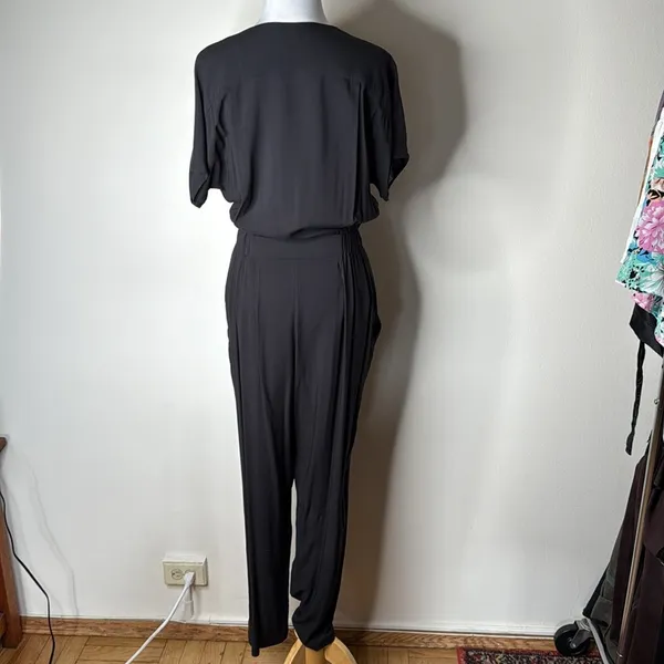 Urban Outfitters Silence + Noise Black Belted Jumpsuit - Image 6
