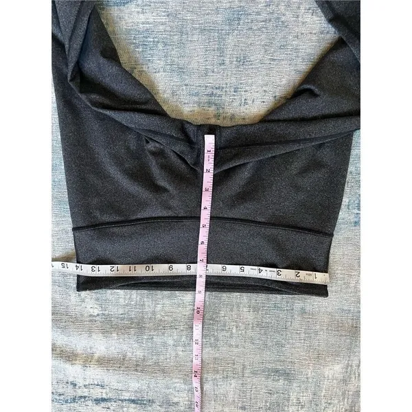 Lululemon Dark Heathered Charcoal Gray Align Cropped Leggings Size 8 - Image 6