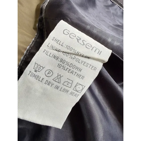 Gersemi Womens Olive Green Quilted Puffer Jacket Corduroy Elbow Patches Size‎ M - Image 9