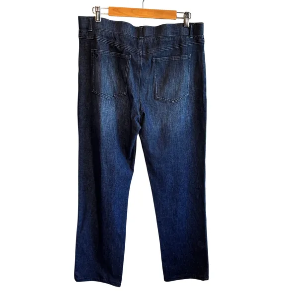 Betabrand Pull-On Straight Leg Jeans - size XL - Image 4