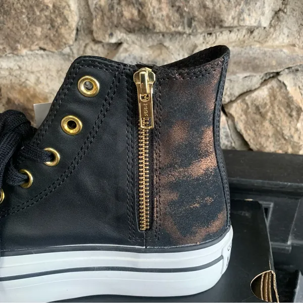 Converse Chuck Taylor All-Star Lift Platform Sneakers Black Women Size 7 540254C - Image 9
