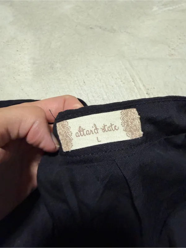 Altar’d state NWT Black Ruffled Skort large MSRP$60 - Image 9