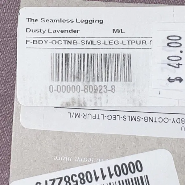 Everlane The Seamless Legging Rib Knit Light Purple Size M/L NWT $58 MSRP‎ - Image 7