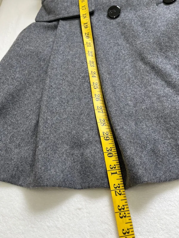 Miss Sixty Collection Vintage Y2K Women's Wool Blend Peacoat Size Medium - Image 6