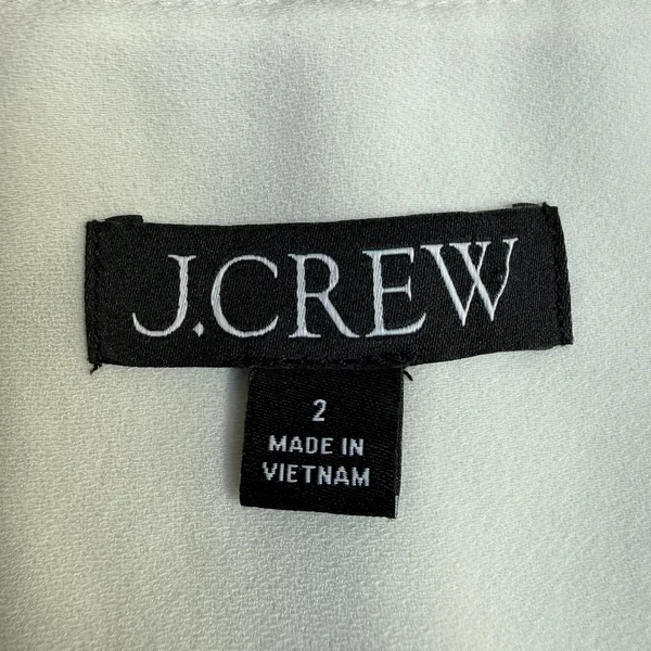 J.Crew Maia Scoopneck Vest Crepe Suiting Classic Minimalist Ivory 2 - Image 4