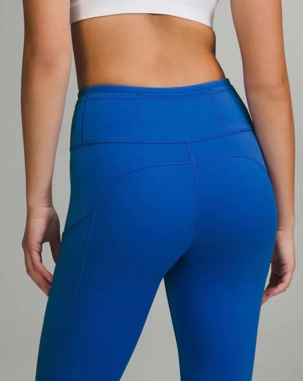 Lululemon Fast and Free High-Rise Crop 23" Blazer Blue Tone 6 - Image 7