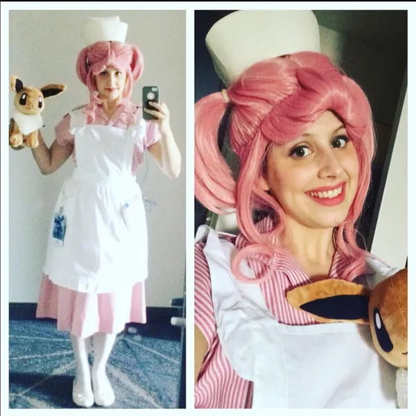 OOAK 1940s Nurse Joy cosplay - Image 2