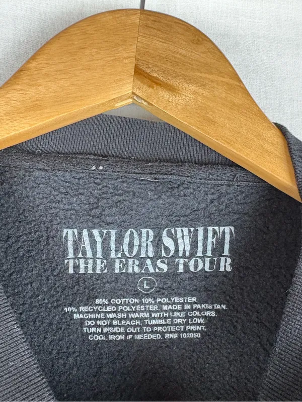 Taylor Swift The Eras Tour "Lavender Haze" Crewneck Sweatshirt Size L - Image 3