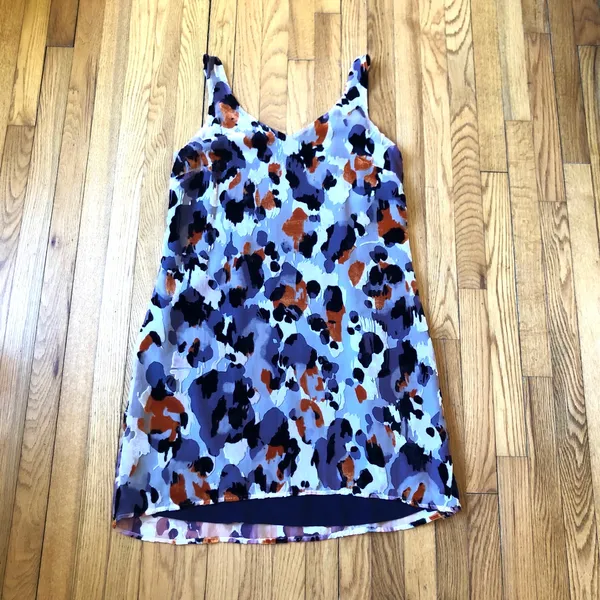 Cabi EUC Women's Radiant Beauty Sleeveless Burnout Velvet Mini Dress M - Image 4