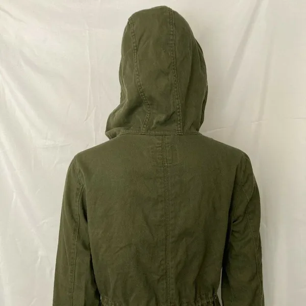 Old Navy 100% Cotton Olive Safari Utility‎ Jacket - Image 5