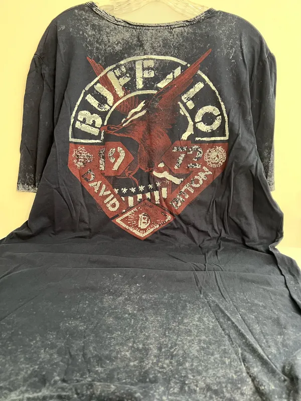 Buffalo David Bitton Charcoal Graphic Tee - Image 3