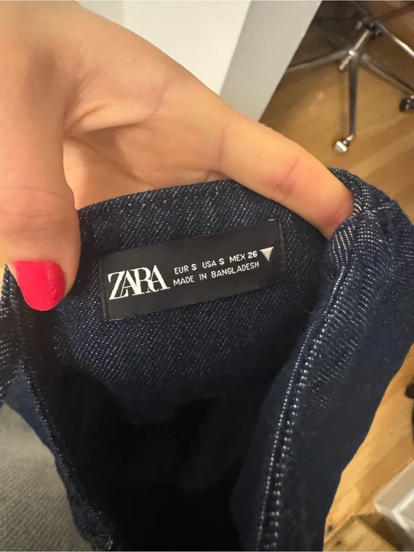 Zara Short Denim Trf Dress - Image 7