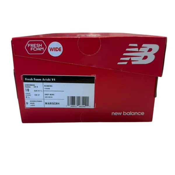 New Balance Women's Fresh Foam Arishi v4 in Grey/Beige, Size 10 Wide - Image 6