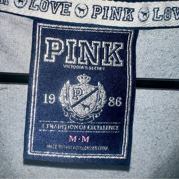 Y2K VS PINK Bling Full Zip Hooded Jacket! - Image 5