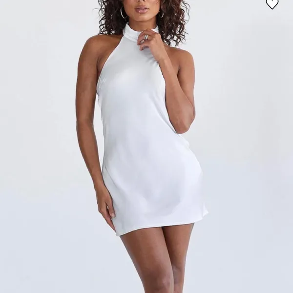 Princess Polly white mini halter dress - Image 3