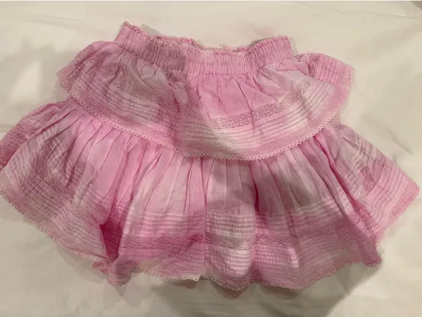 Love Shack Fancy Ruffle Mini Heritage Skirt - Image 4