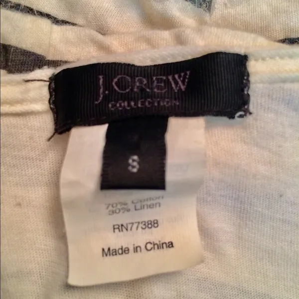 J.Crew Boat Neck Striped Top - Image 4