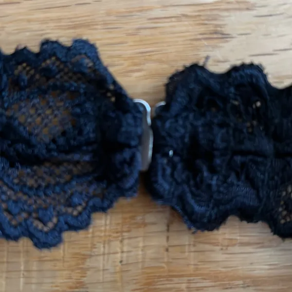 NWT - ADORE ME - Black Lace Halter Bodysuit size M - Image 3