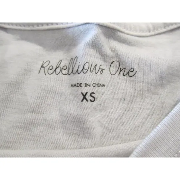 Rebellious One Juniors’ Nashville Graphic T‑Shirt Gray XS NWOT Country Music Tee - Image 5
