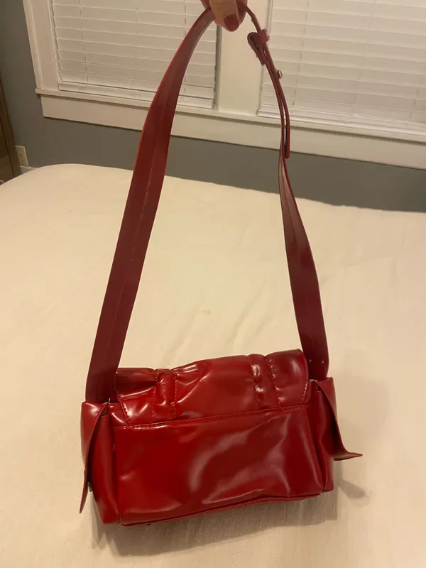 Shein Red Purse Leather - Image 3