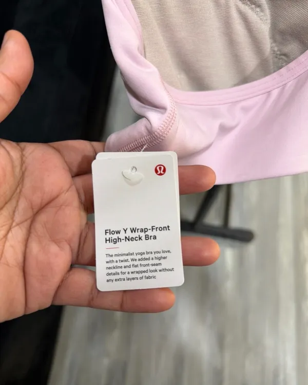 Lululemon Flow Y Bra Wrap Front High Neck - Image 5
