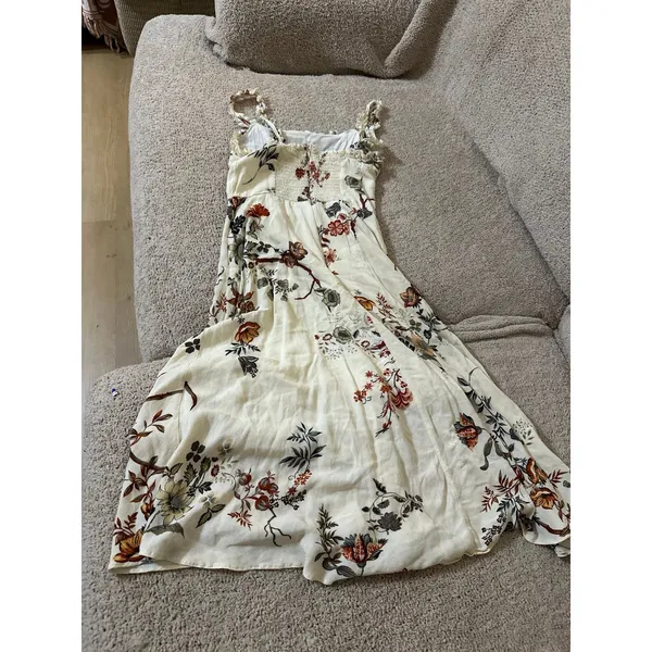 Here comes the sun tan floral dress - Image 5