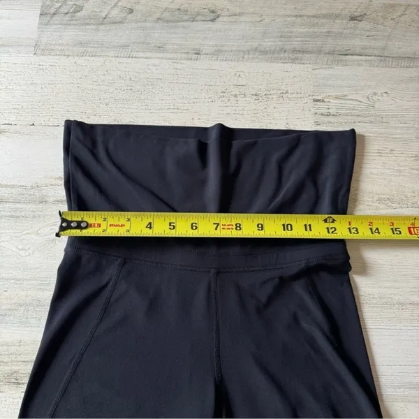 🍁 Sweaty Betty Maternity Cropped Leggings Ruched Ankle‎ Tight Black Small - Image 10