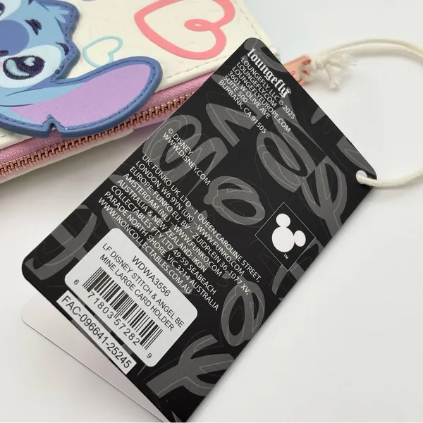 Loungefly Stitch &‎ Angel Be Mine Large Card Holder Wallet - Image 6