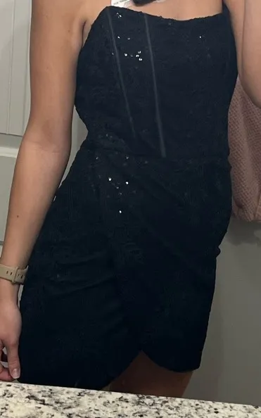 These Three Boutique Jacey Strapless Dress - Image 2