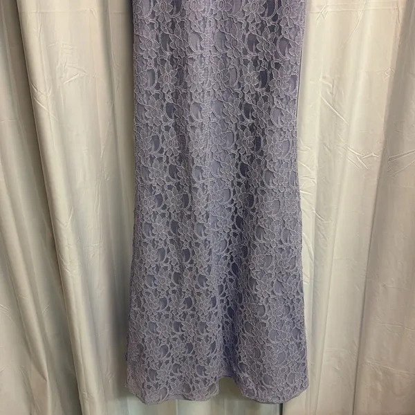 Mori Lee 21541 VIOLET PROM GALA BRIDESMAIDS FORMAL‎ SIZE 4 C46 - Image 4