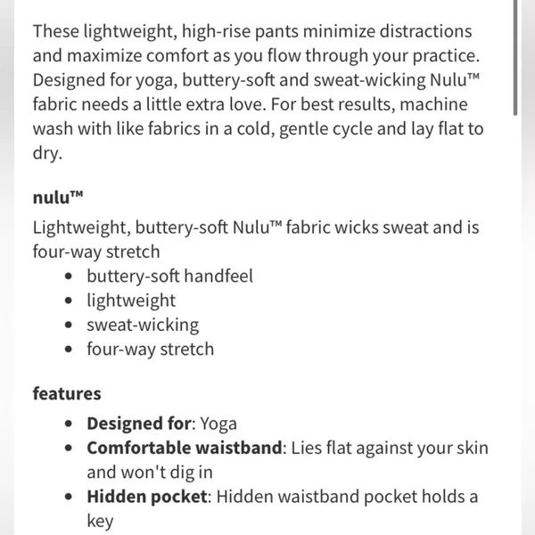 Lululemon Green Solid Align High Rise Leggings Pants 12 - Image 7