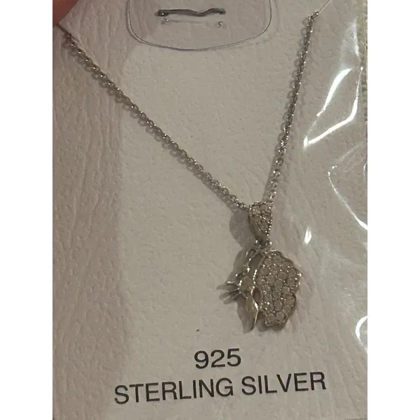Lot b310 925 sterling silver necklace pendant - Image 2