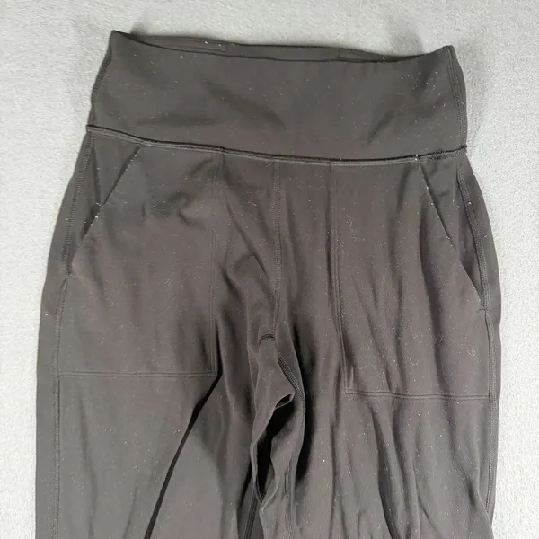 Lululemon Align Jogger Pants Women 4 Black High Rise Pockets Tapered Leg LW5DH6S - Image 3