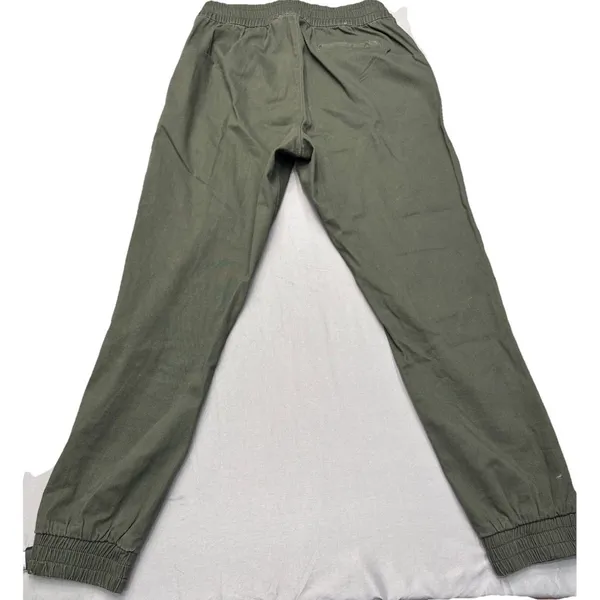 RD Style Women's Small Green Jogger Pants Zipper Waist Activewear EUC - Image 12