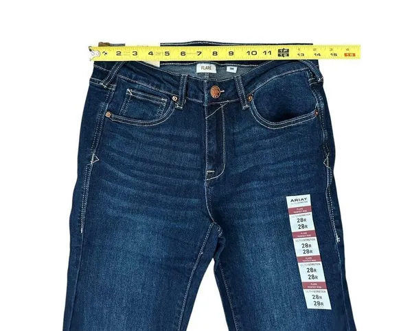 ARIAT Women's Ultra Stretch Perfect Rise Katie Flare Jean 28R - Image 5
