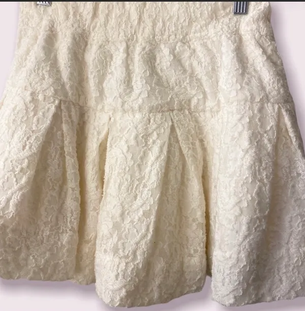 Abercrombie Vtg Y2k lace Tiered Ruffle Skirt - Image 2