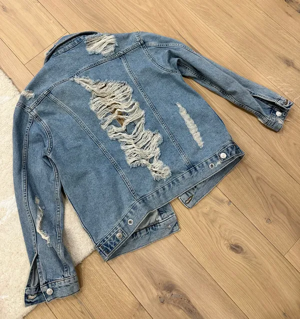 Topshop Moto Jean Jacket - Image 4