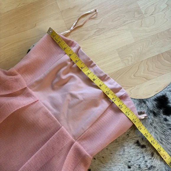 ELLIAT Blush‎ Pink Strapless Cocktail High Low Elysian Dress Size Large - Image 8