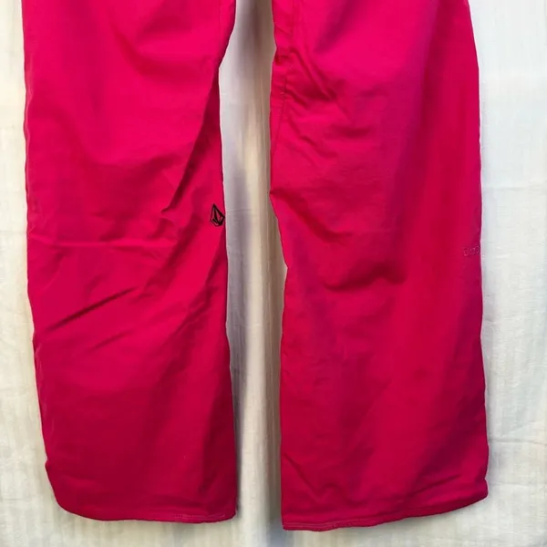 Volcom Carbon Waterproof Snow Pants Women’s Size X-Small Bright Pink Nylon Ski - Image 5
