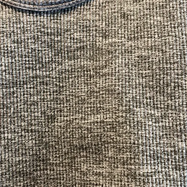 Forever 21 Knit V-Neck Scalloped‎ Crop Top Tank Gray Heather Size Large - Image 3