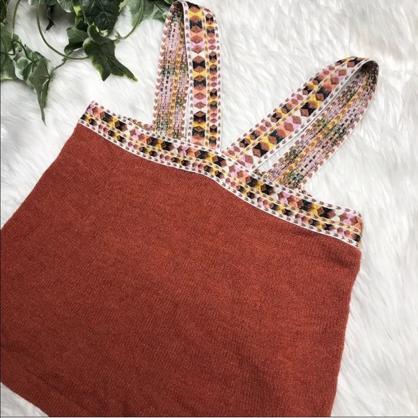NWT Madewell Embroidered Swing Sweater Tank Small - Image 3
