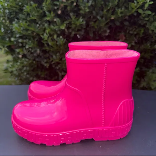 UGG Drizlita Taffy Pink Rain Boot Women’s Size 6 - Image 3