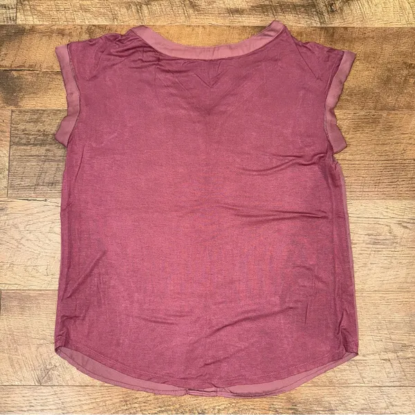 Fortune + Ivy Mauve Button-Front Women's Top - Image 4