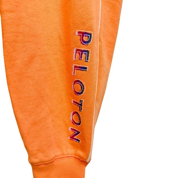 198 | NWT Peloton Ultimate Lightweight Jogger Sweatpants‎ Orange Womens L - Image 3