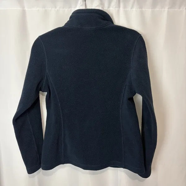 Patagonia Navy Blue Synchilla Fleece Quarter Zip Pocket Pullover Women's Size S - Image 7