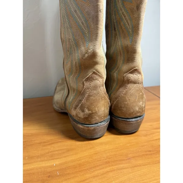 Ariat Lucinda Cowgirl Boots Size 8.5B 10016308 High Top Leather Western Rodeo - Image 3