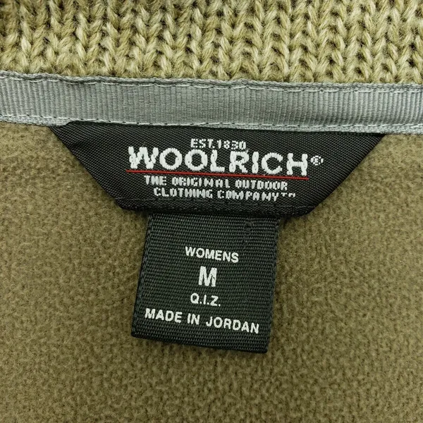 Woolrich Vest Womens M‎ Full Zip Acrylic Blend Brown Gorpcore Cabincore - Image 9